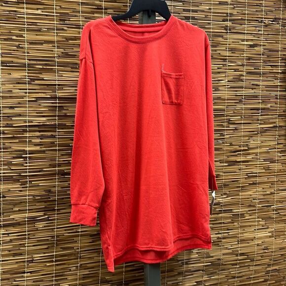 Jenni Women's Supersoft Sleepshirt, Created for Macy's - Papaya Punch Size XS - Picture 2 of 3